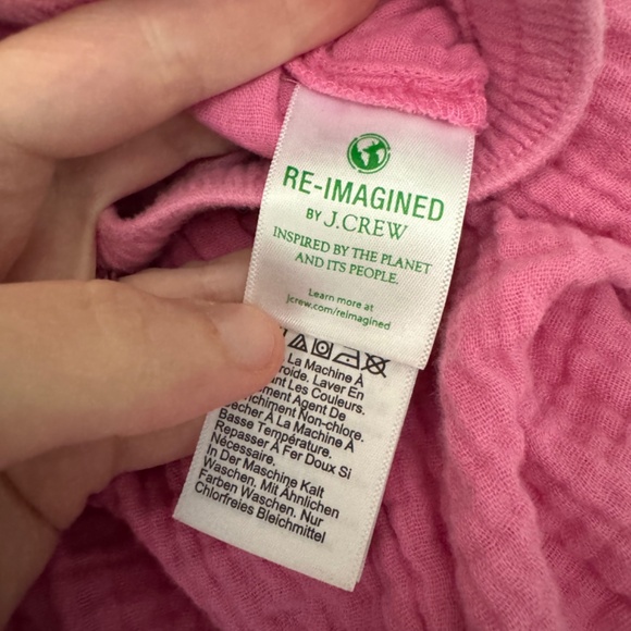 J.Crew Side-Slit Soft Gauze Maxi Skirt, Cotton, Bubblegum Pink, XL - Picture 5 of 6